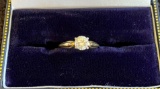 Ladies 14k Gold Diamond Solitaire ring