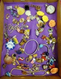 Pins, pendants, charms, watch (as is), bracelet,