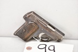 (CR) Spanish 1908 25 Acp Pistol