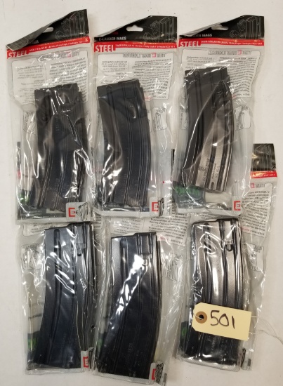 (6) New Mako E-Lander 5.56/223 30rd Mags