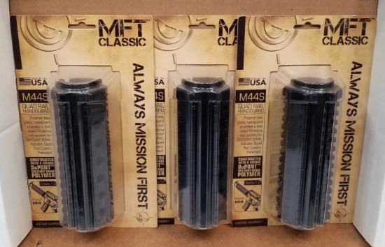(3) New MFT Quadrail Polymer Hand Guards