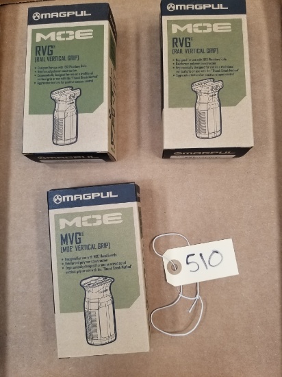 (3) New Magpul FDE Foregrips