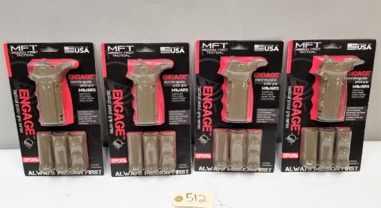 (4) New MFT M16 EPG16 Grip Sets