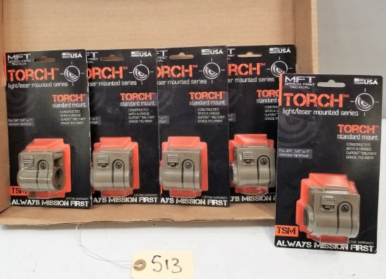 (5) New MFT Standard Torch Mounts