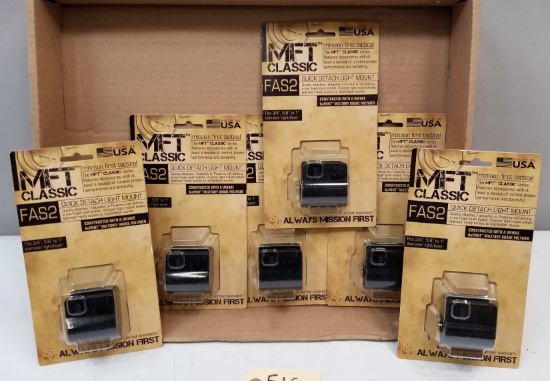 (6) New MFT Quick Detach Light Mounts