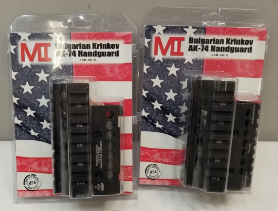 (2) MI Bulgarian Krinkov AK-74 Hand Guards