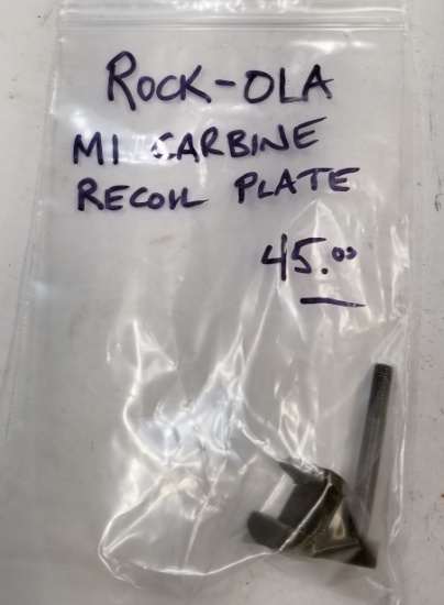 Rock-ola M1 Carbine Recoil Plate