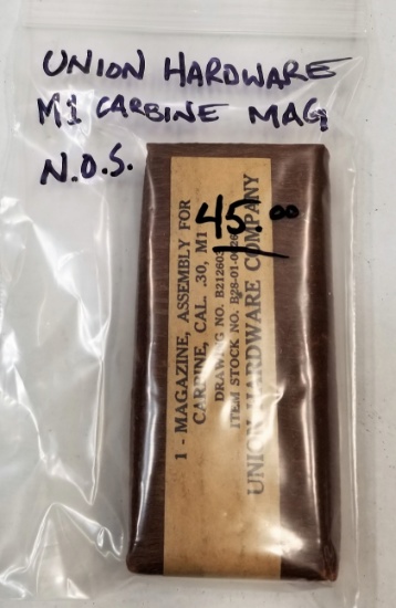 Union Hardware M1 Carbine Mag N.O.S.