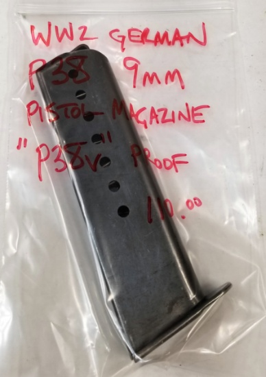 WW2 German P38 9mm Pistol Mag