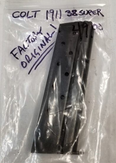 Colt 1911 38 SUper Factory Original Magazine