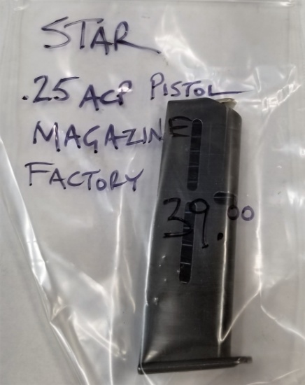Star .25 Acp Factory Pistol Magazine