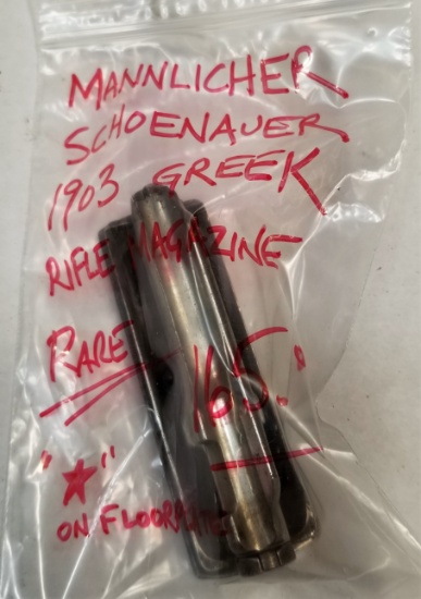 Greek Mannlicher Schoenauer 1903 Rifle Magazine