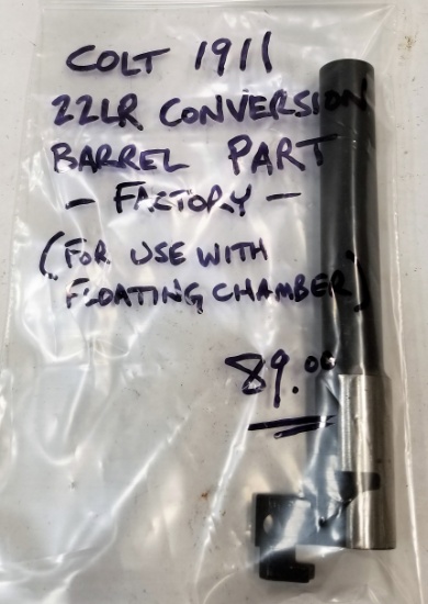 Colt 1911 22LR Factory Barrel Conversion