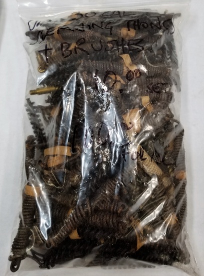 Assortment Of US 30 Cal Cleaning Thongs & Brushes