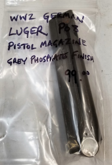 WW2 German Luger P08 Pistol Magazine