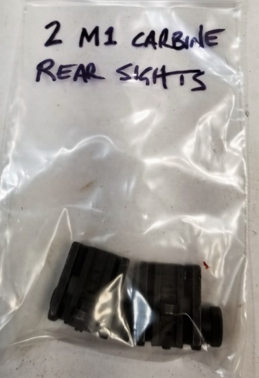 (2) M1 Carbine Rear Sights