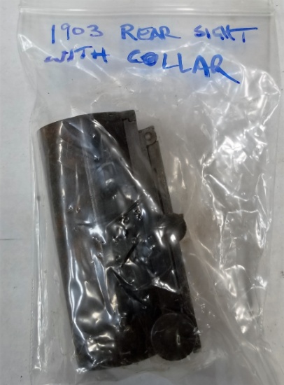 1903 Rear Rifle Sight With Collar