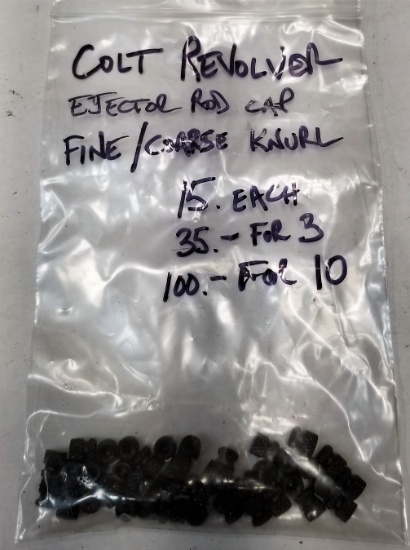 Colt Fine/Coarse Knurl Revolver Ejector Rod Caps