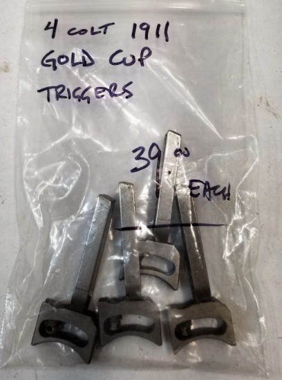 (4) Colt 1911 Gold Cup Triggers