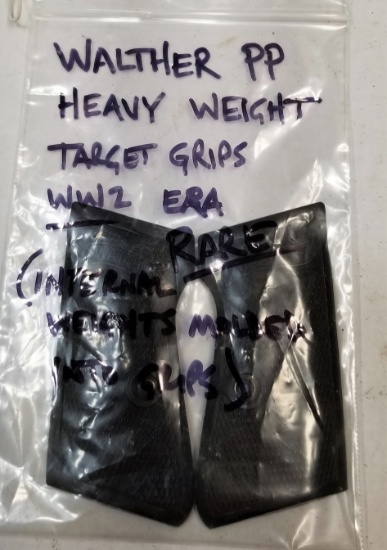 Rare Walther PP Heavy Weight WW2 Era Target Grips