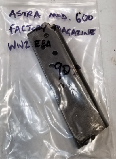 Astra Model 600 WW2 Era Factory Magazine