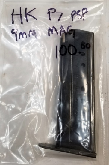 HK P7 PSP 9mm Pistol Mag