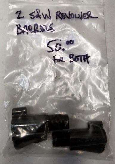 (2) S&W 2" Revolver Barrels