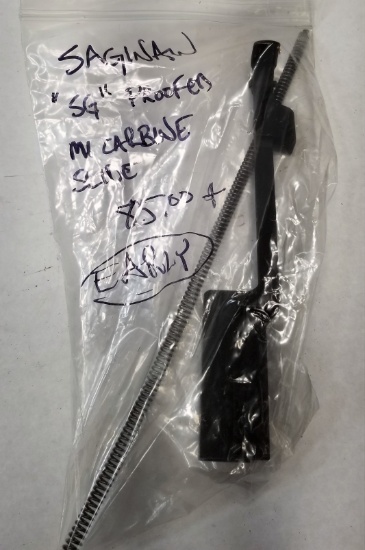 Early Saginaw "SG" Proofed M1 Carbine Slide