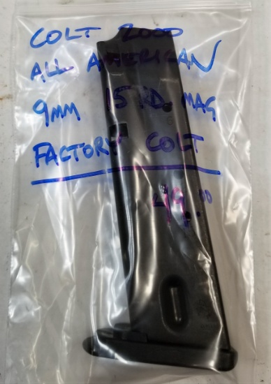 Colt 2000 All American 9mm 15rd Factory Magazine