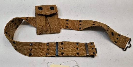 US M1911 Pistol Mags W/Russel Pouch & Mills Belt