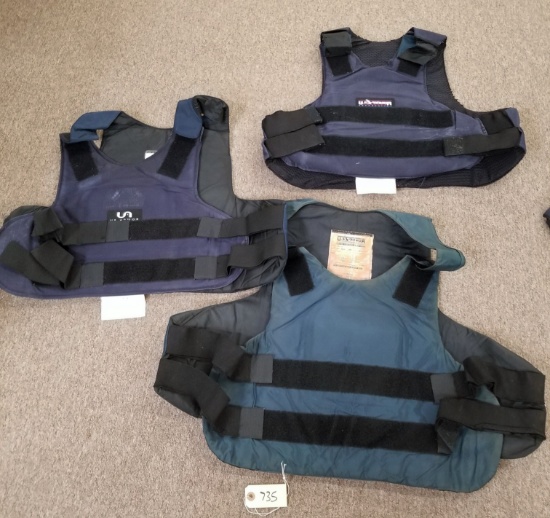 (3) US Armour Ballistic Vests
