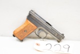 (CR) Waffenfabrik Mauser 1910/14 .25Acp Pistol