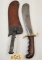 US SA 1910 Bolo Knife With Scabbard