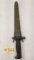US S.A. M1917 Bayonet With Scabbard