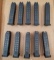 (10) Used Glock 17 9mm 17rd Mags