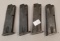 (4) Beretta M9 15rd 9mm Mags