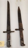 Tokyo Arsenal And Simpson & Co Stamped Bayonets