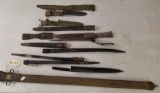 Large Assortment Of Bayonet Scabbards