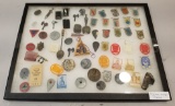 (66) Assorted German WW2 Tinnies In Display & More