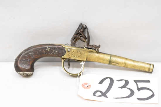 Tims English Queen Anne Style 44 Cal Boot Pistol
