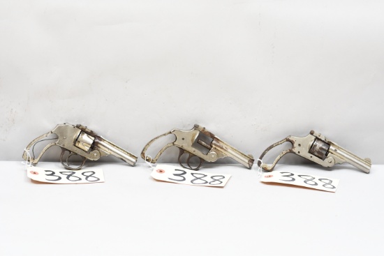(CR) 2 Iver Johnson & 1 US Revoler Parts Revolvers