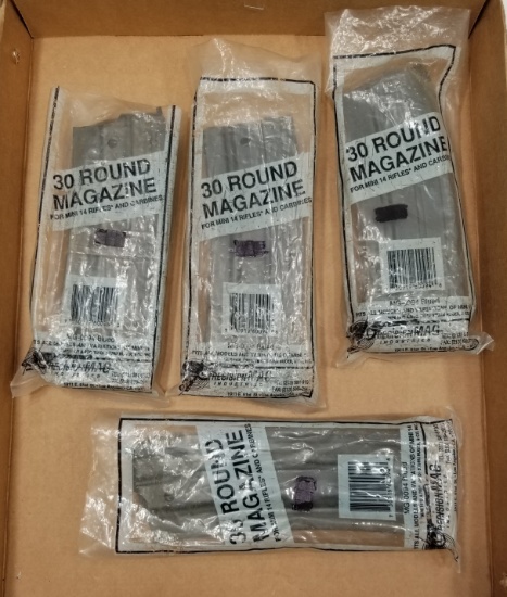 (4) 30rd Mini-14 Magazines