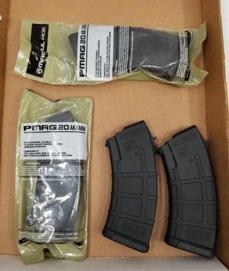 (4) Magpul 20rd 7.62x39 MM Magazines