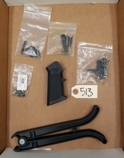 Used AR-15 Lower Parts Kit & Bi-Pod
