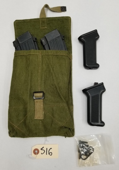 (2) 30rd AK-47 Magazines w/ Holster & Pistol Grips