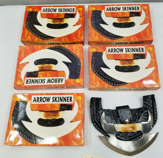 (5) 8" Arrow Skinner Knives
