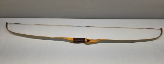 Vintage Unmarked Left Hand 59" Recurved Bow