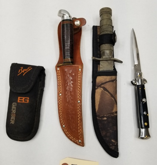 (4) Assorted Used Knives
