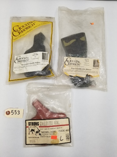 (3) New Pistol Holsters