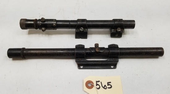 (2) Vintage Weaver Rifle Scopes